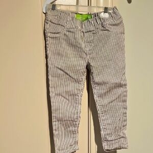 2t Jeggings Old Navy Taupe Cream Stripe Stretchy